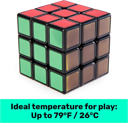 Rubik's Phantom 3x3 Cube - Advanced Technology 3D Puzzle for Stress Relief and Fidgeting Ages 8+
