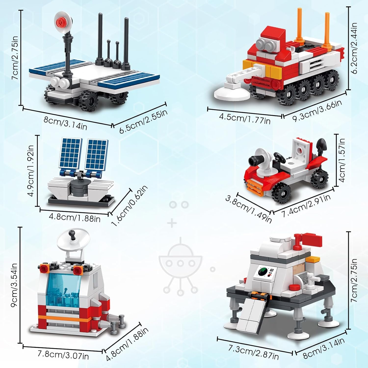 Space Exploration Shuttle Building Set for Ages 8-14, 1008 Pieces, 7 Models to Construct, Ideal Birthday Gift for Boys
