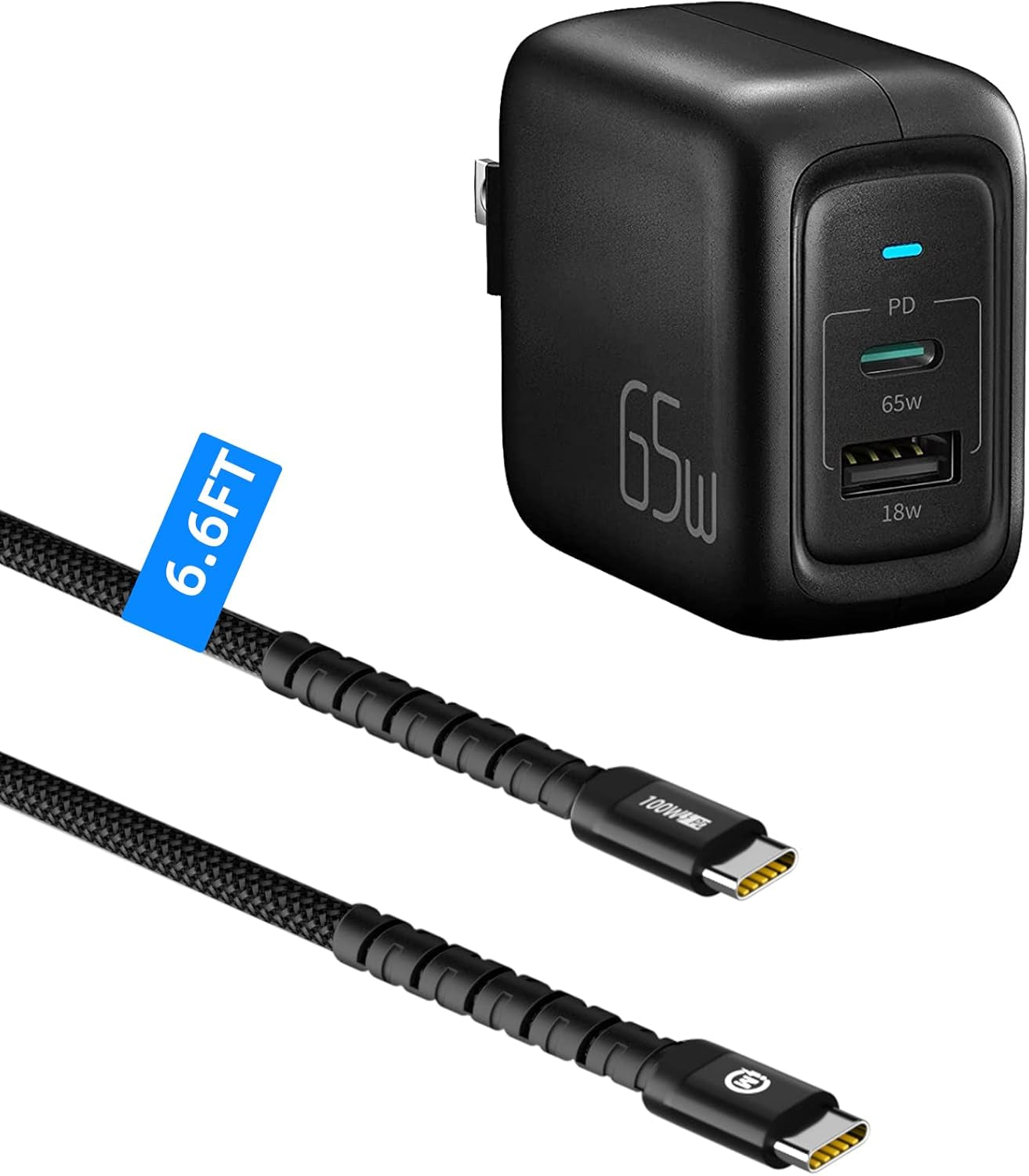 65W/45W USB-C GaN PD PPS Fast Charger 