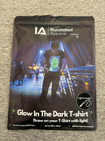 Glow in the Dark Interactive T-Shirt - Ideal for Celebrations and Festivals