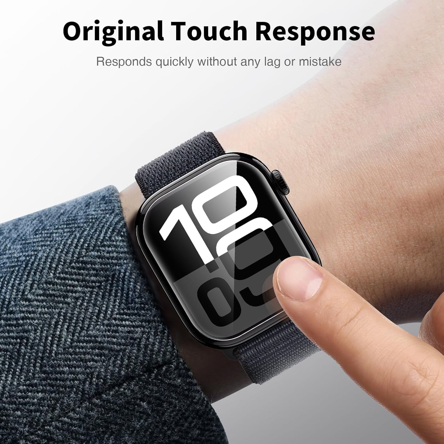 6-Pack Premium Screen Protector for Apple Watch Series 10 (46mm) - Self-Healing TPU, Scratch-Resistant, Bubble-Free, High Definition Clarity, Anti-Glare, Transparent