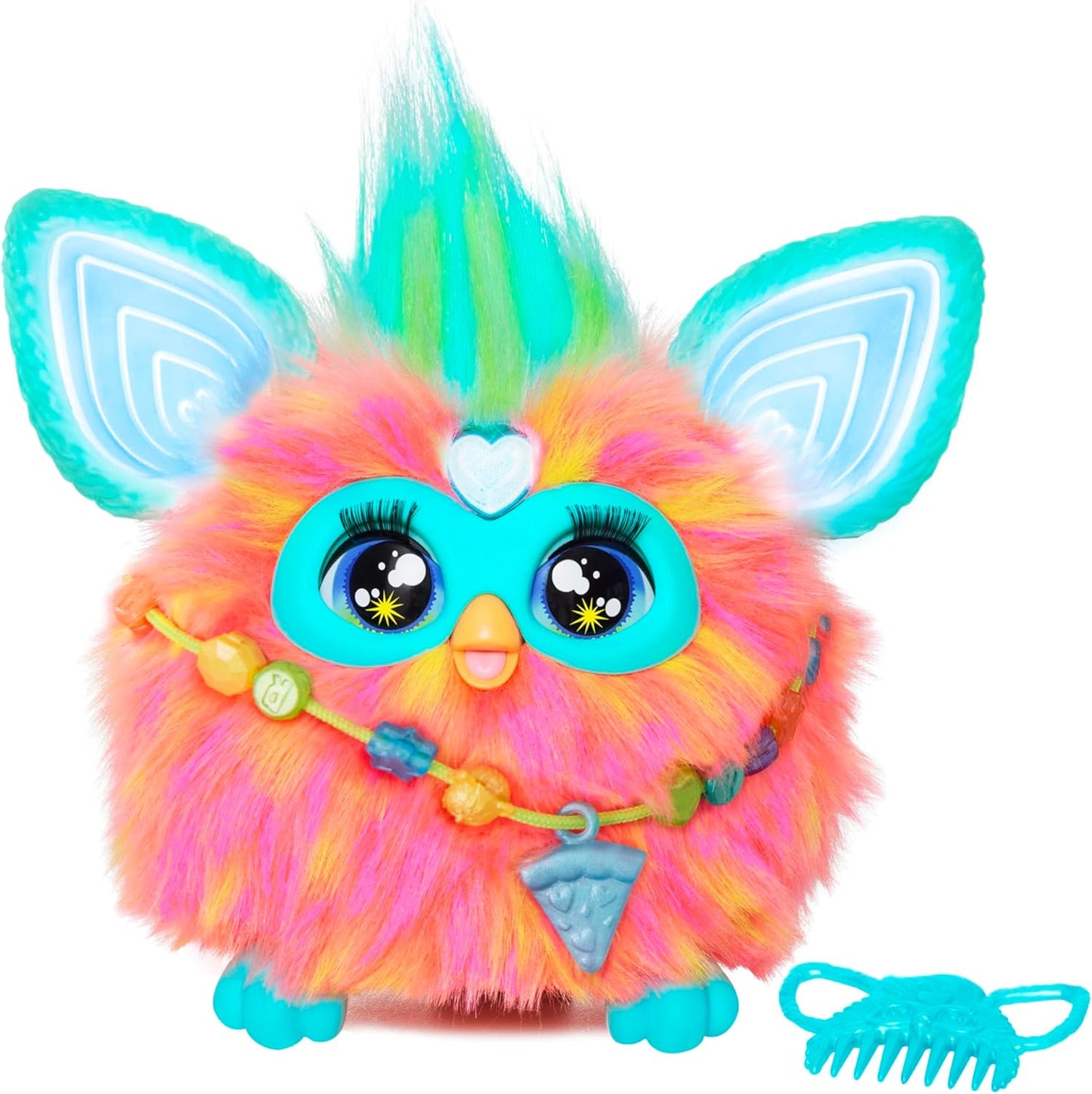 Tie Dye, 15 Fashion Accessories, Interactive Plush Toys for 6+, Voice Activated Animatronic (English Version)