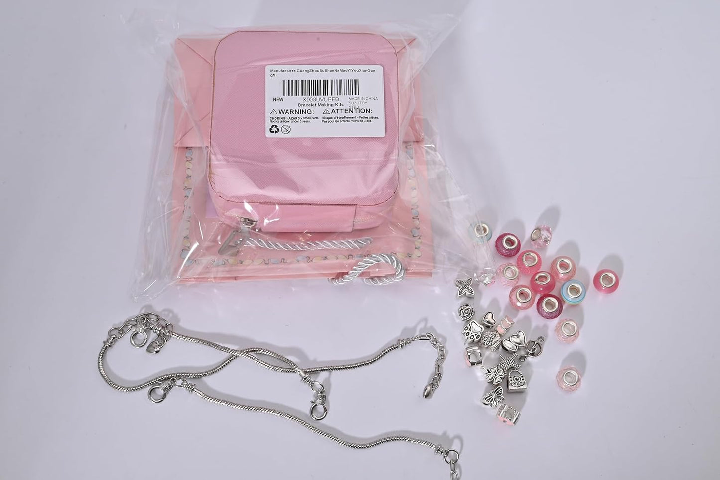 Charm Bracelet Making Kit for Girls Aged 4-12 - DIY Jewelry Craft Supplies and Arts & Crafts Set