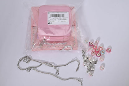 Charm Bracelet Making Kit for Girls Aged 4-12 - DIY Jewelry Craft Supplies and Arts & Crafts Set