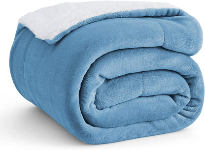 Throw Blanket - Luxurious Soft and Warm Sofa Blanket, Grey, 50x60 Inches