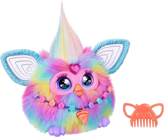 Tie Dye, 15 Fashion Accessories, Interactive Plush Toys for 6+, Voice Activated Animatronic (English Version)