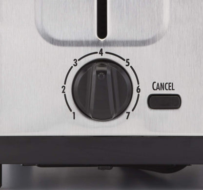 Brushed Stainless Steel 2-Slice Toaster Model 
