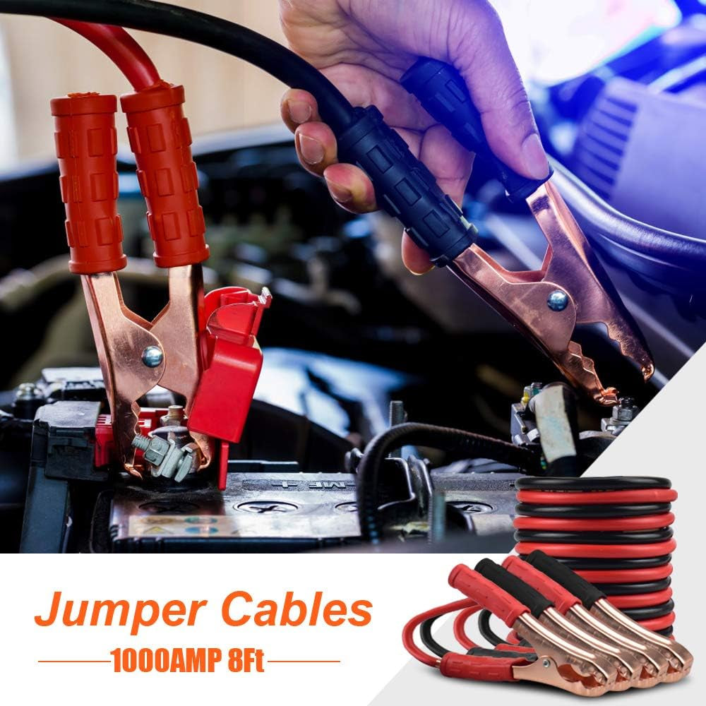 Comprehensive Car Roadside Emergency Kit: Essential Automotive Safety Tools Including Jumper Cables