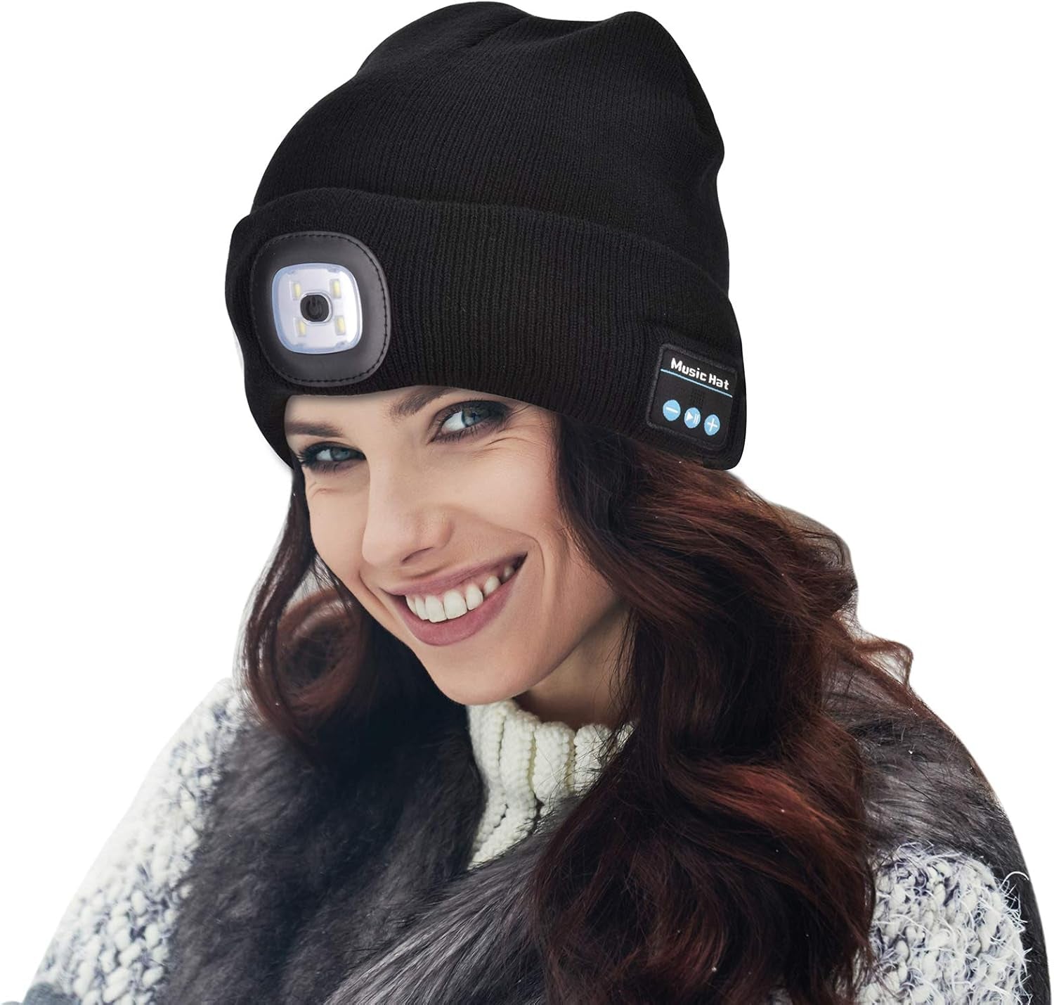 Unisex Bluetooth Beanie Hat with Integrated Wireless Headphones - Ideal Gift for Men and Dads