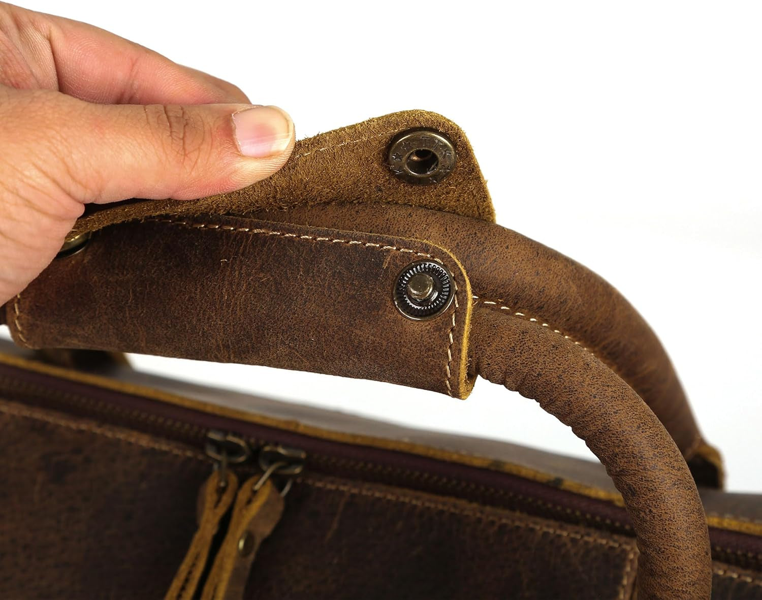 Genuine Leather Weekend Duffel Bag | Versatile Travel and Gym Bag for Men