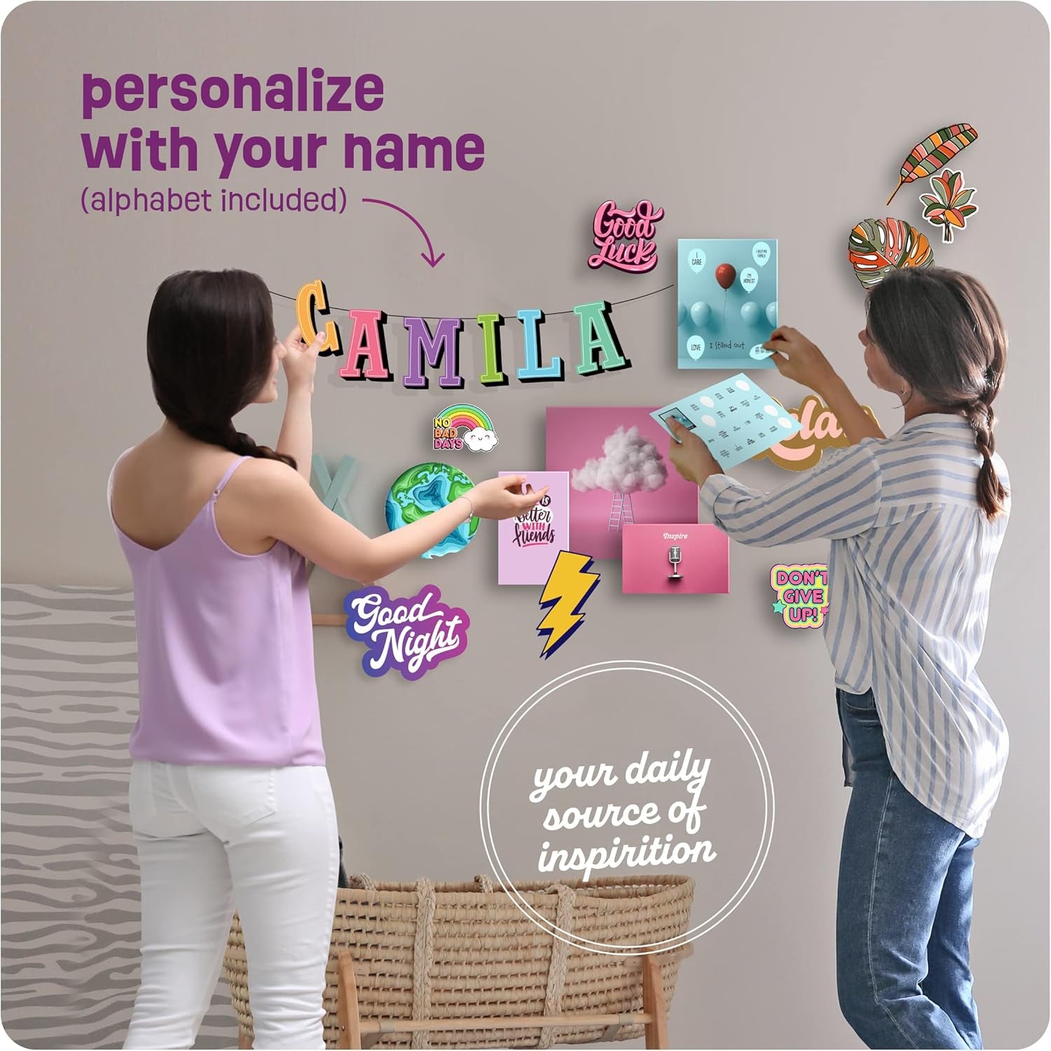 Wall Collage Kit for Teen and Tween Girls - Ideal Craft Gift for Ages 10-15 - Stylish Birthday Present for Teenage Bedrooms - Engaging Craft Kits for Ages 8+