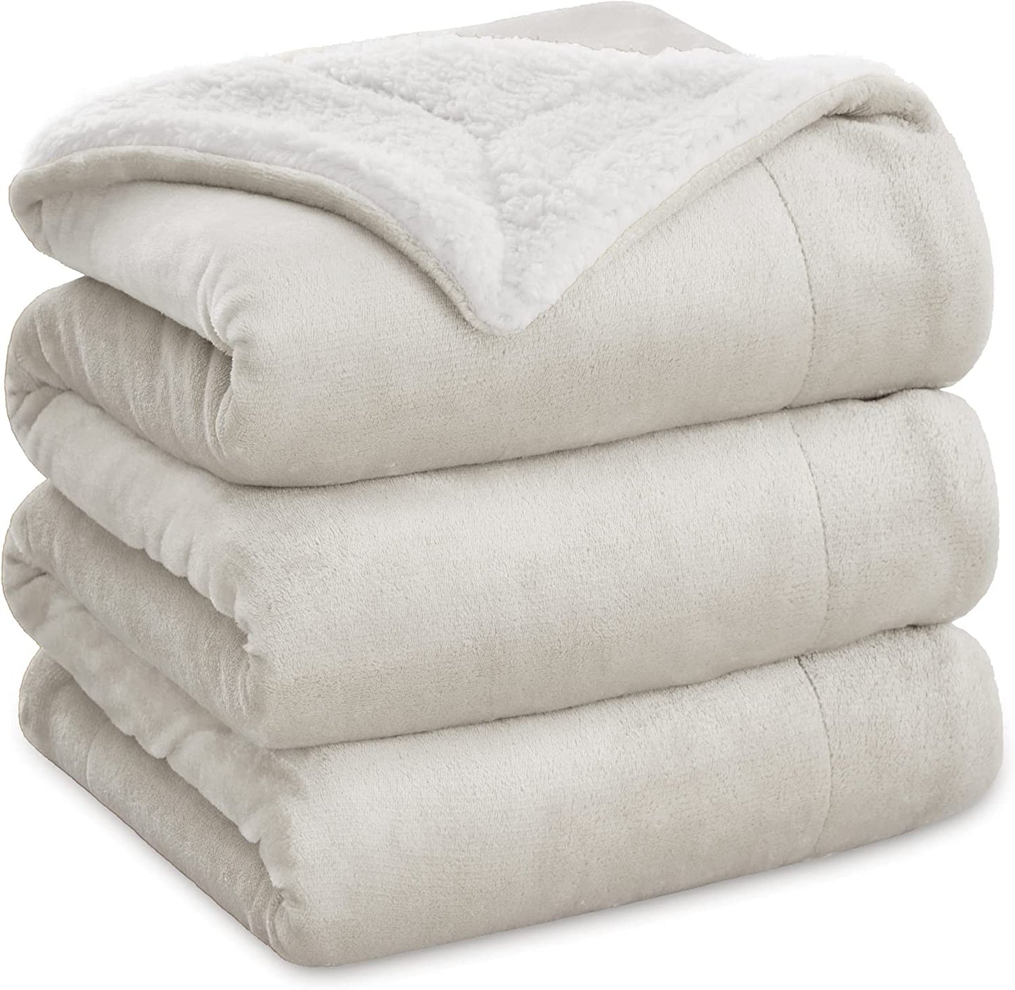 Throw Blanket - Luxurious Soft and Warm Sofa Blanket, Grey, 50x60 Inches