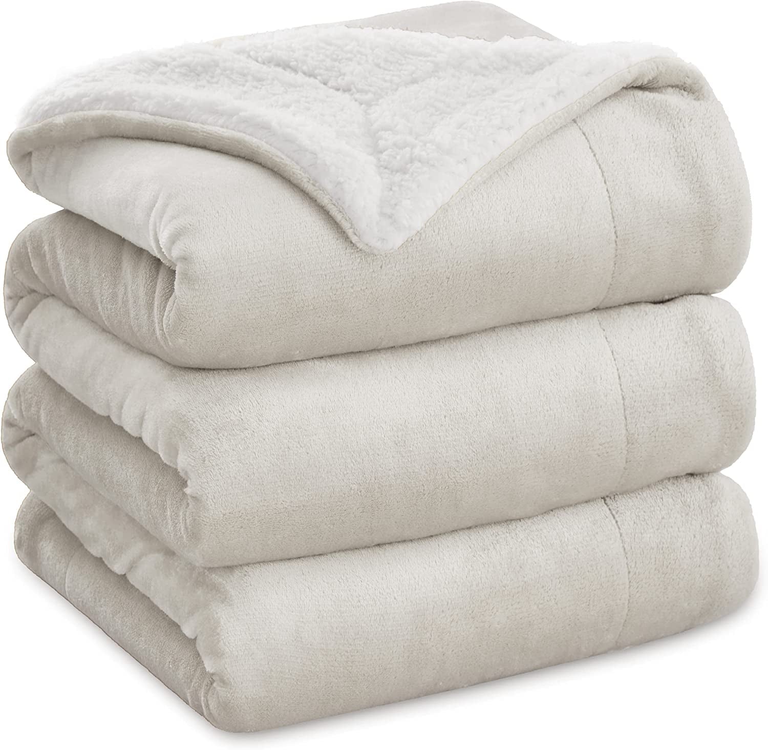 Throw Blanket - Luxurious Soft and Warm Sofa Blanket, Grey, 50x60 Inches