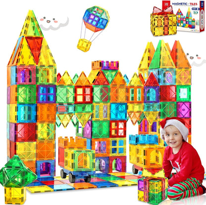 Magnetic Building Blocks Set - 100 Pieces Educational Toys for Toddlers and Kids Ages 3+, Learning and Creative Play