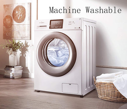 Modern Waterproof Polyester Bath Shower Curtain Set with Hooks and Elegant Design