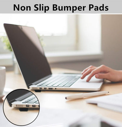 Adhesive Rubber Feet for Electronics - 16 Pack Black Self-Adhesive Bumpers
