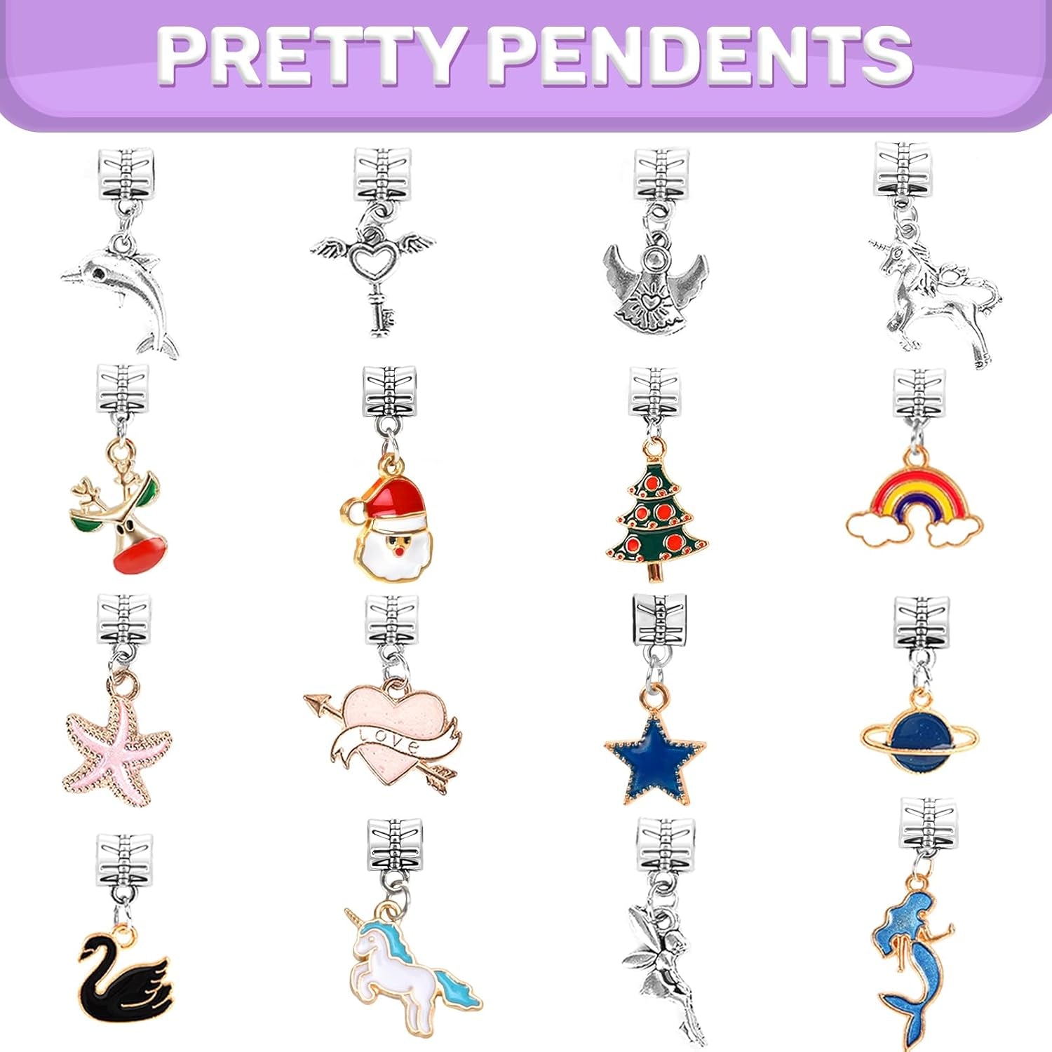 Jewelry Making Unicorn Kit-Themed Arts and Crafts Set for Creative Play and Gift Giving for Girls Ages 6+