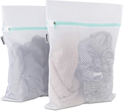 Medium Mesh Laundry Bags for Delicates - Colored Zippers