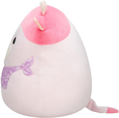 Original 14-Inch Reshma Light Pink Cow with Purple Bandana - Large Ultrasoft Plush Toy