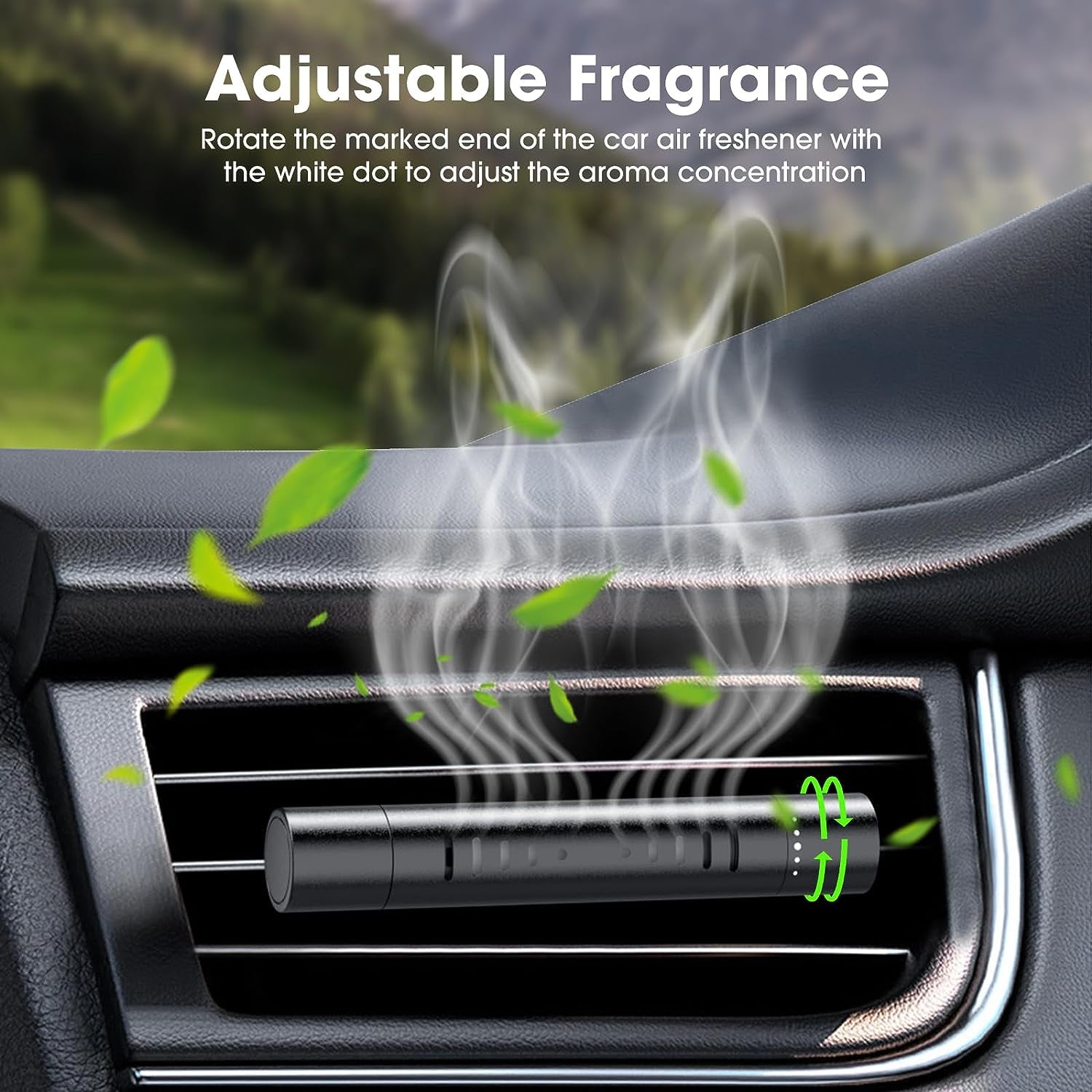 Set of 2 Custom Car Vent Diffusers with Three Personalized Aroma Sticks