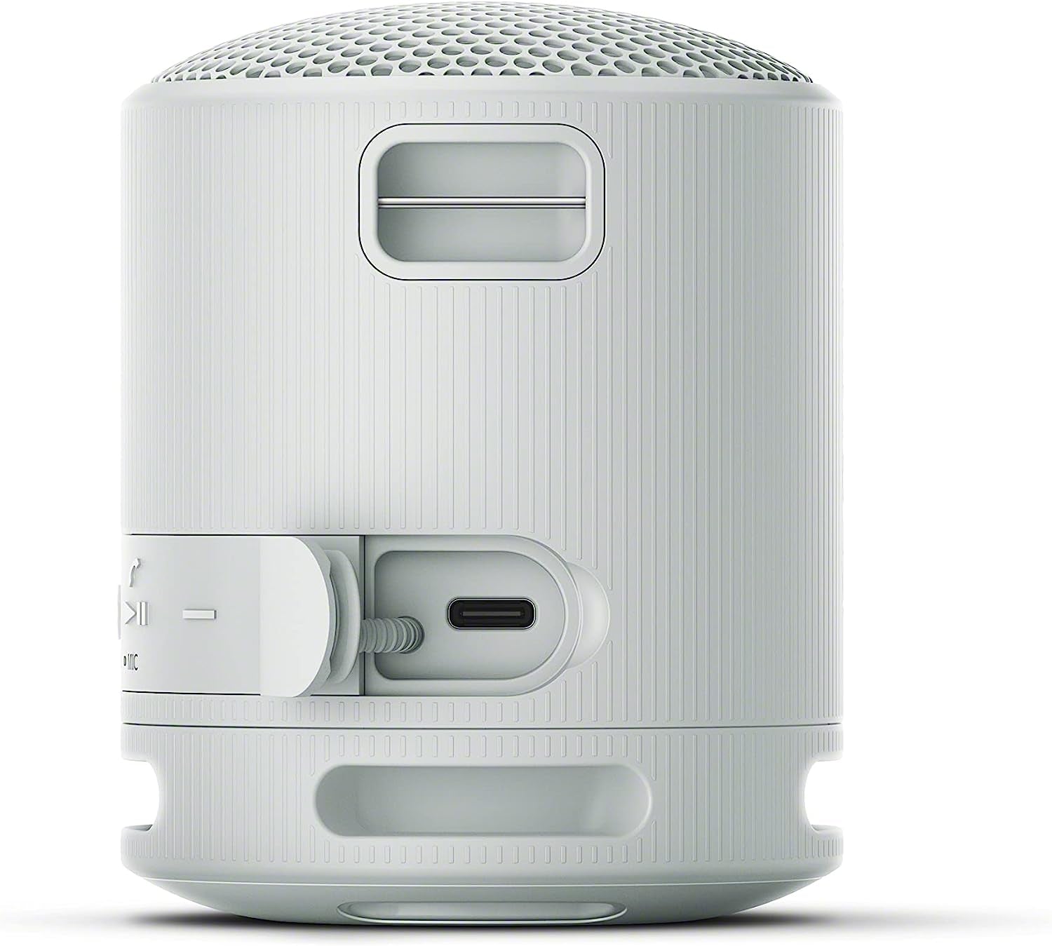 SRS-XB100 Wireless Bluetooth Portable Speaker - IP67 Waterproof & Dustproof, 16-Hr Battery Life, Strap, Hands-Free Calling - Grey