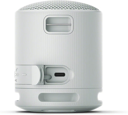 SRS-XB100 Wireless Bluetooth Portable Speaker - IP67 Waterproof & Dustproof, 16-Hr Battery Life, Strap, Hands-Free Calling - Grey
