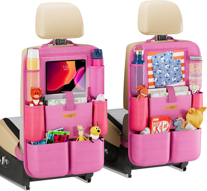 Premium Backseat Car Organizer with Tablet Holder and Multiple Storage Pockets for Kids