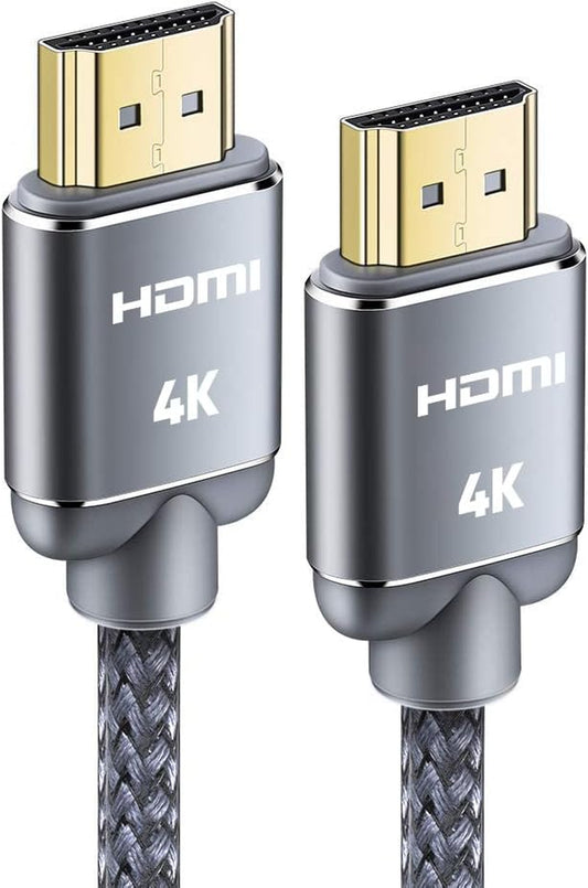 HDMI Cable 6.6Feet(2Meter), 4K HDMI Lead- HDMI Cable 4K@60Hz, 3D Support, Ethernet Function, Video 4K UHD 2160P, HD 1080P, 3D 