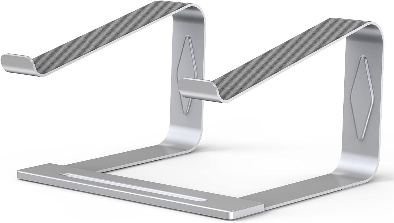 Metal Laptop Stand for Desk - Removable and Ventilated Riser Compatible with 10-15.6” Laptops