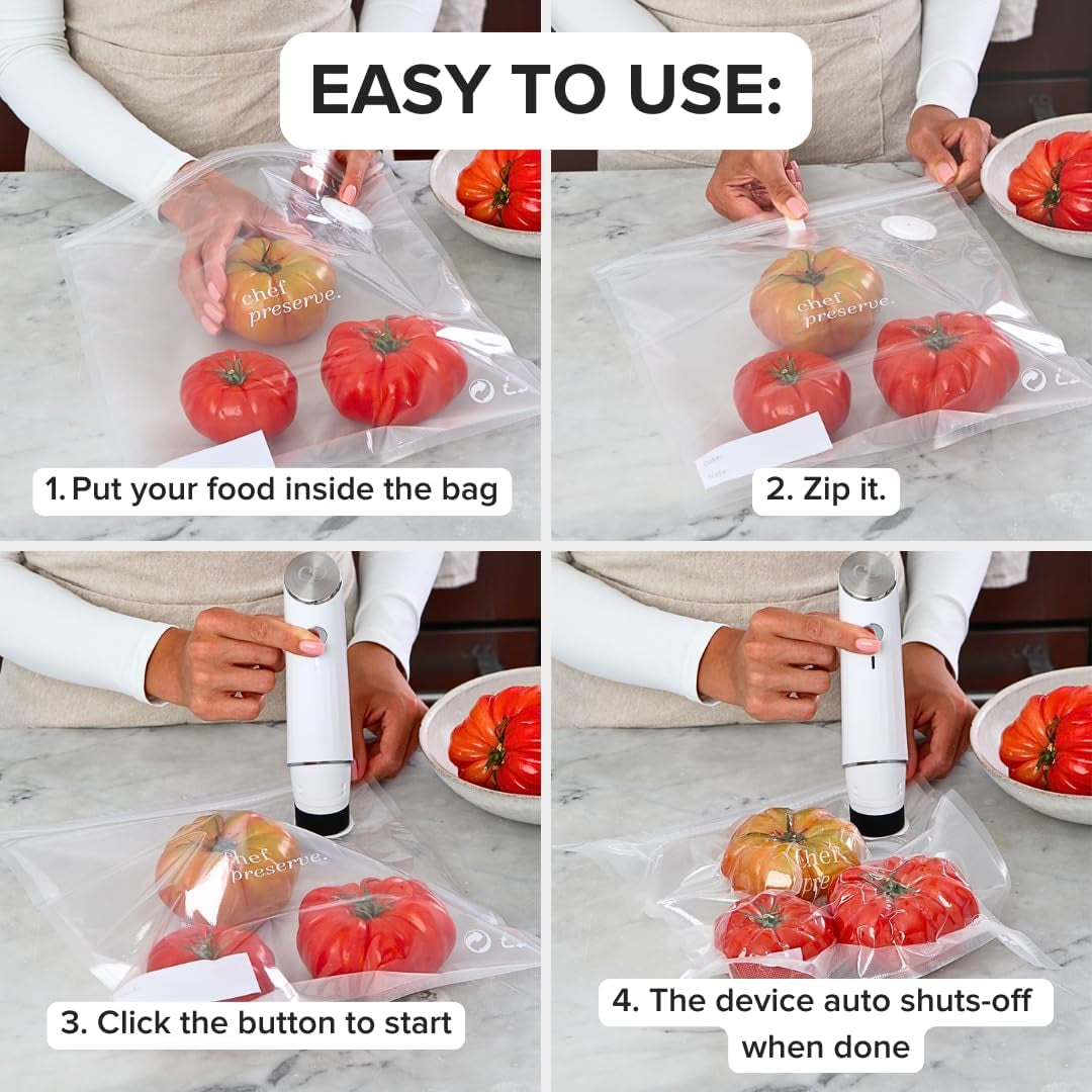 Vacuum Sealer (Vacuum Sealer + 20 Bags)