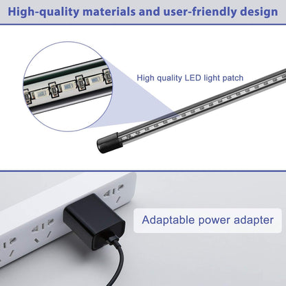 Full Spectrum Indoor Plant Grow Lights with Auto On/Off Timer, Dimmer, Adjustable Gooseneck, and Multiple Switch Modes for Greenhouse, Home, and Office Use