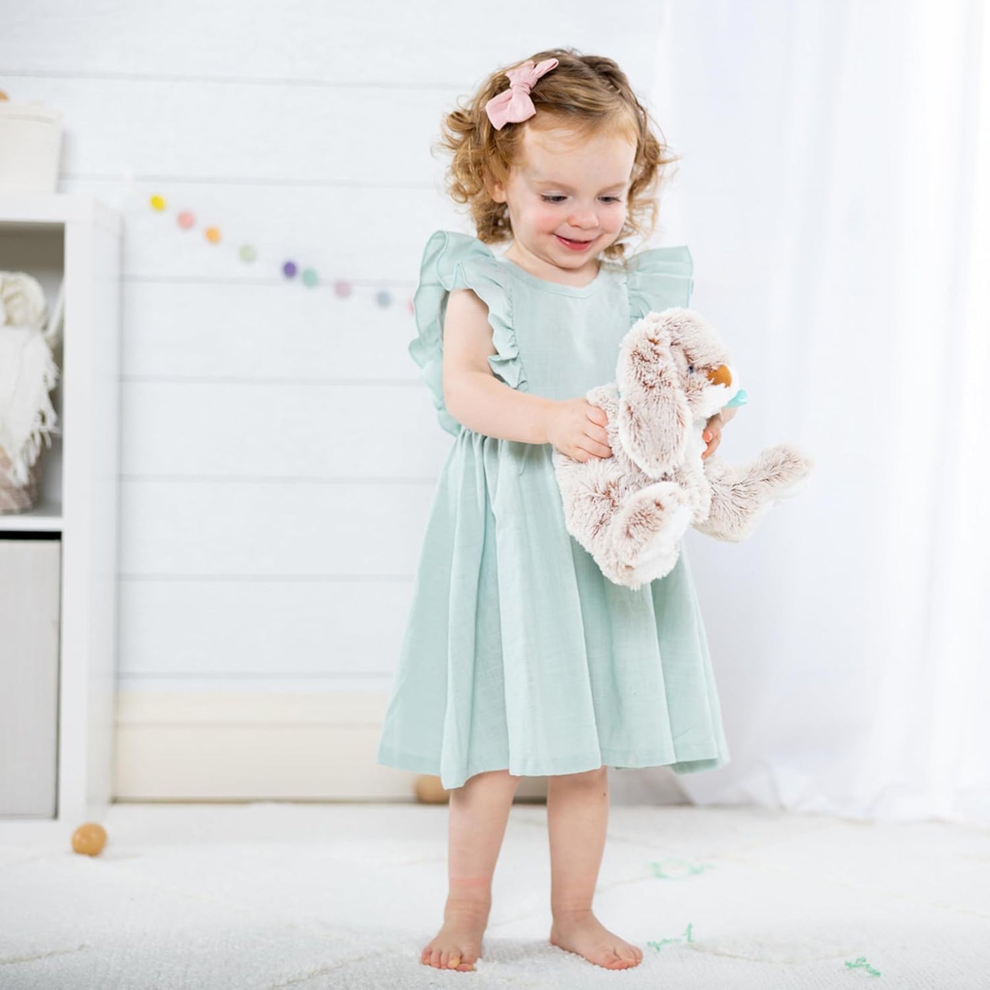 Burrow Bunny Rabbit Stuffed Animal (9 Inches)