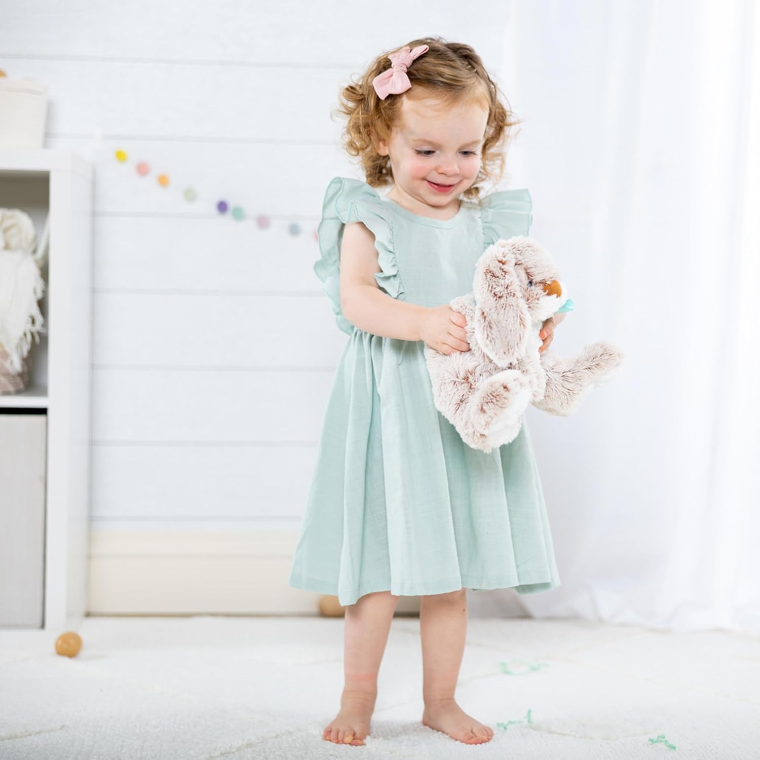Burrow Bunny Rabbit Stuffed Animal (9 Inches)