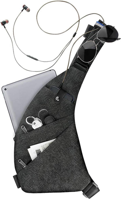 Trendy Waterproof Anti-Theft Crossbody Sling Bags for Travel - Unisex Design