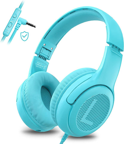Kids Headphones with Cord - Comfortable and Durable Design for School and Work, Perfect Gift for Children