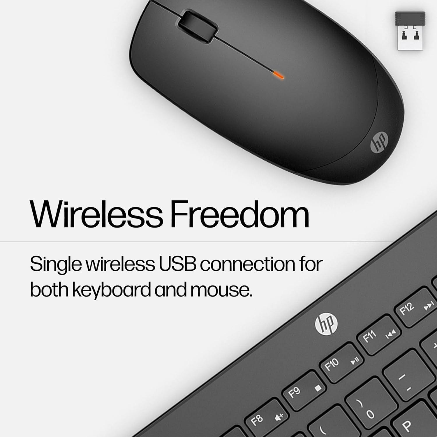 230 Wireless Mouse and Keyboard Combo - 2.4Ghz Wireless Connection - Long Battery Life - Durable & Low-Noise Design - Windows & Mac OS - Adjustable 1600 DPI - Numeric Keypad