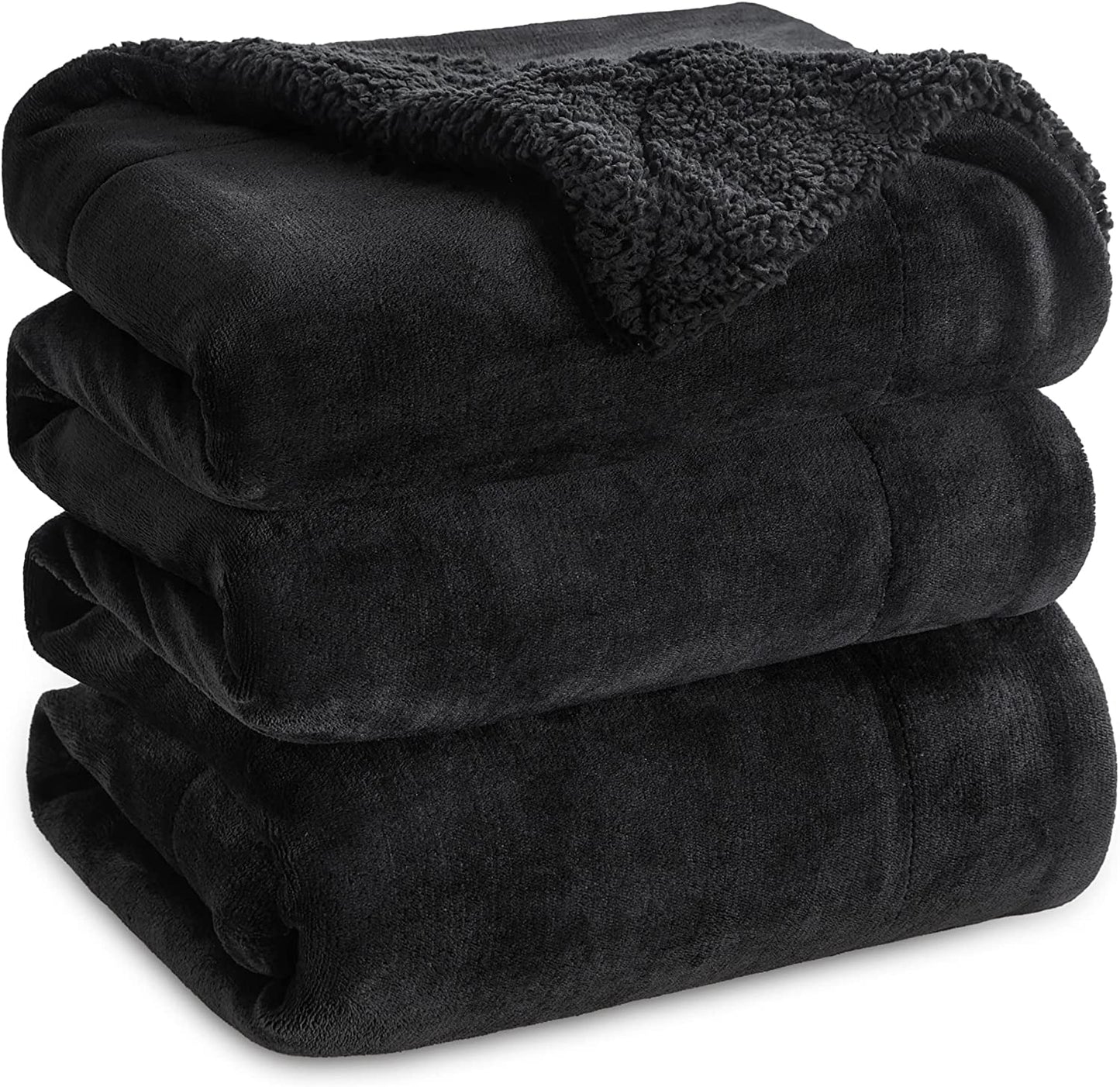 Throw Blanket - Luxurious Soft and Warm Sofa Blanket, Grey, 50x60 Inches