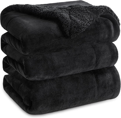 Throw Blanket - Luxurious Soft and Warm Sofa Blanket, Grey, 50x60 Inches