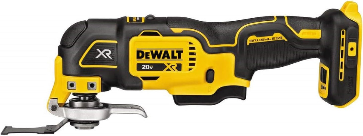 20V Variable 3 Speed Oscillating Multi-Tool, Led, Universal Adapter, Dual Grip