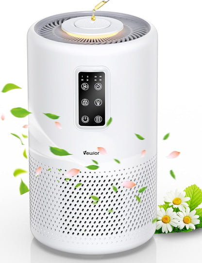 Large Room Air Purifier with H13 True HEPA Filter, Night Light, and Fragrance Sponge - (Covers up to 1076 ft²)