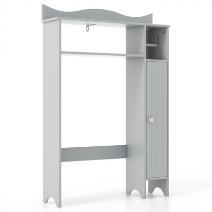 Over-the-Toilet Storage Cabinet with Integrated Toilet Paper Holder