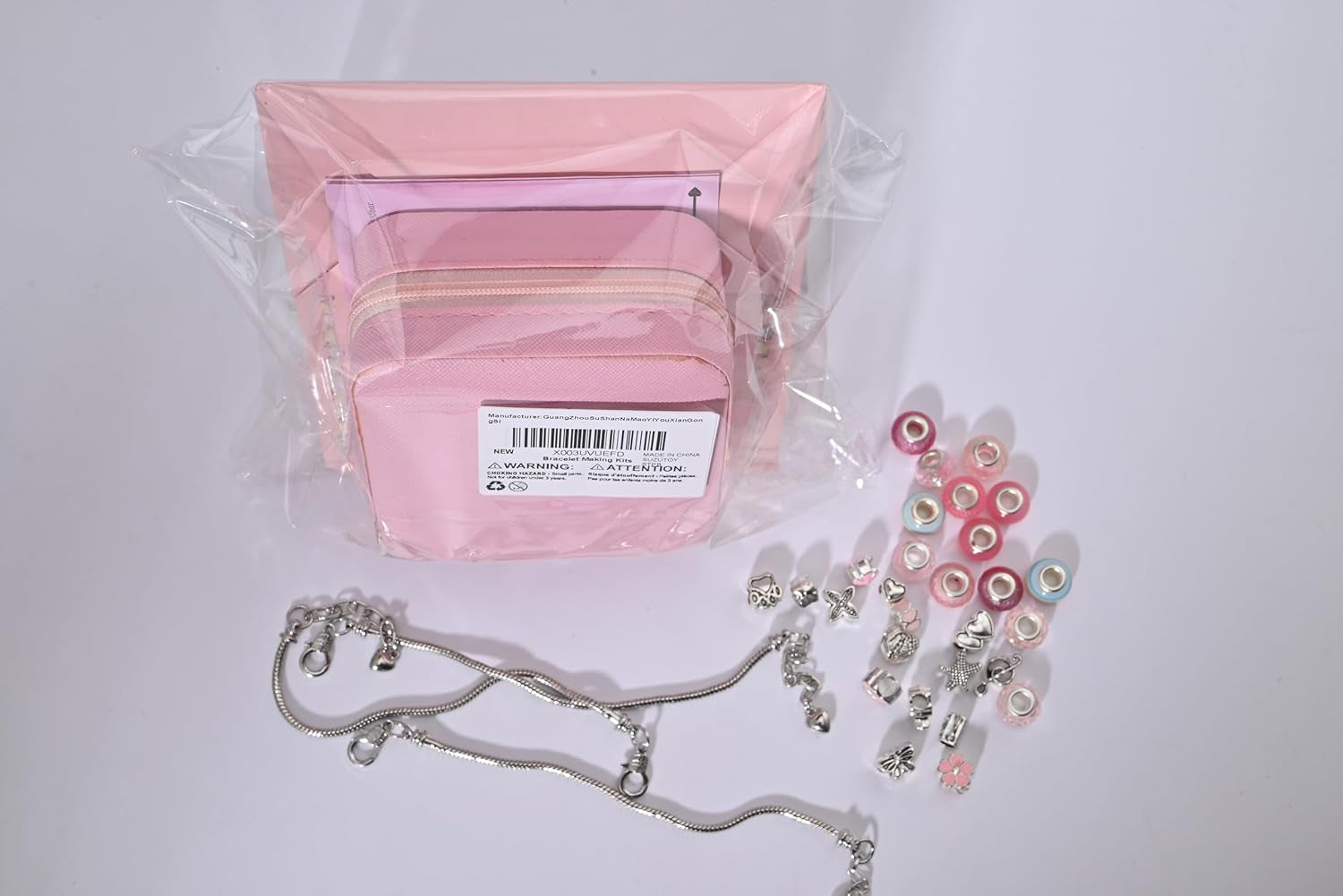 Charm Bracelet Making Kit for Girls Aged 4-12 - DIY Jewelry Craft Supplies and Arts & Crafts Set
