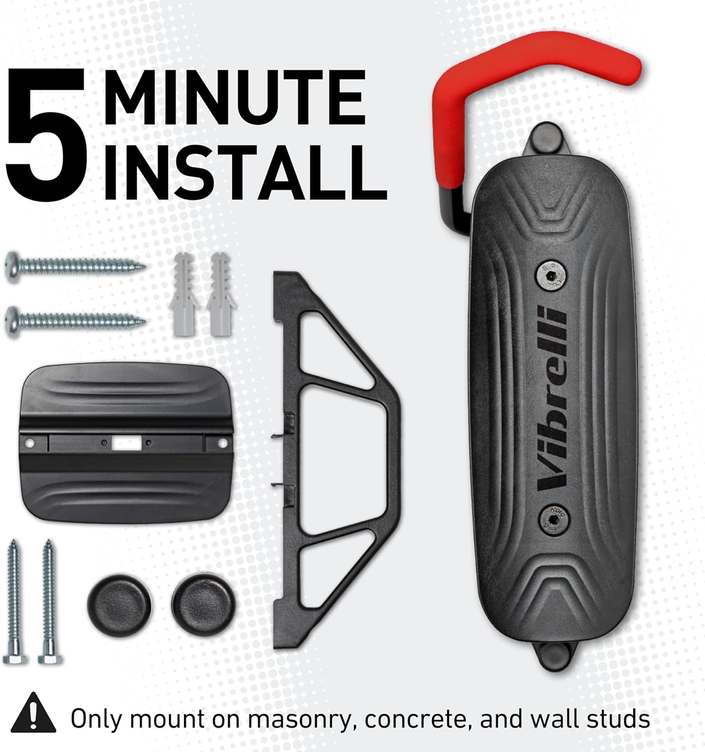 Vertical Swivel Bike Wall Mount - Professional Bicycle Storage Rack for Garage - Ideal for Mountain Bikes and Other Bicycles