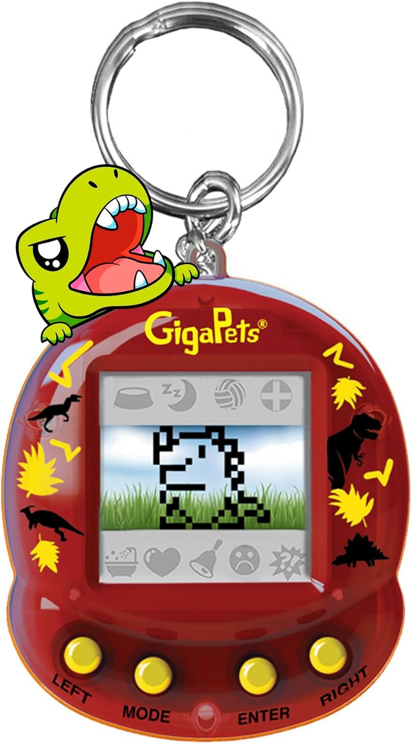 Giga Pets Unicorn Virtual Pet Toy, Collector's Edition-Glossy Housing Shell, Nostalgic 90s Design, 3D Interactive Motion 