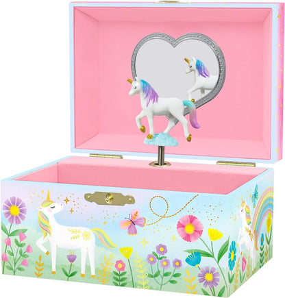 Musical Unicorn Jewelry Box for Girls - Enchanting Spinning Unicorn Music Box, Ages 3+ Dimensions: 6 x 4.7 x 3.5 inches