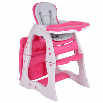 3-in-1 Infant Table and Chair Set with High Chair Functionality