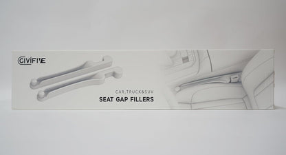 Multifunctional Car Seat Gap Filler Set of 2 - Soft Foam Organizer with Hook Function - Universal Fit 