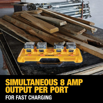 20V 4-Port Rapid Charger 8 Amps Output