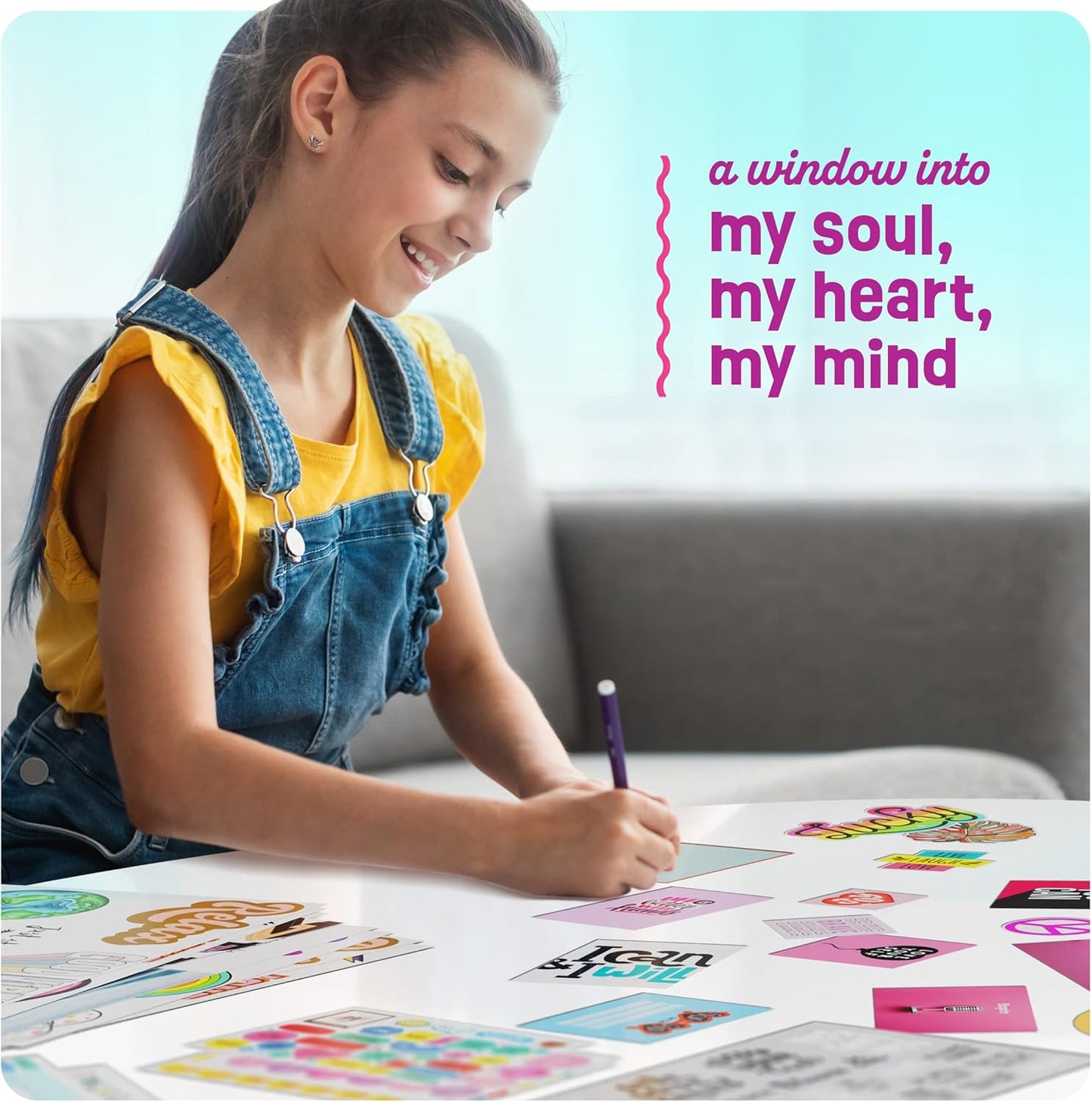 Wall Collage Kit for Teen and Tween Girls - Ideal Craft Gift for Ages 10-15 - Stylish Birthday Present for Teenage Bedrooms - Engaging Craft Kits for Ages 8+
