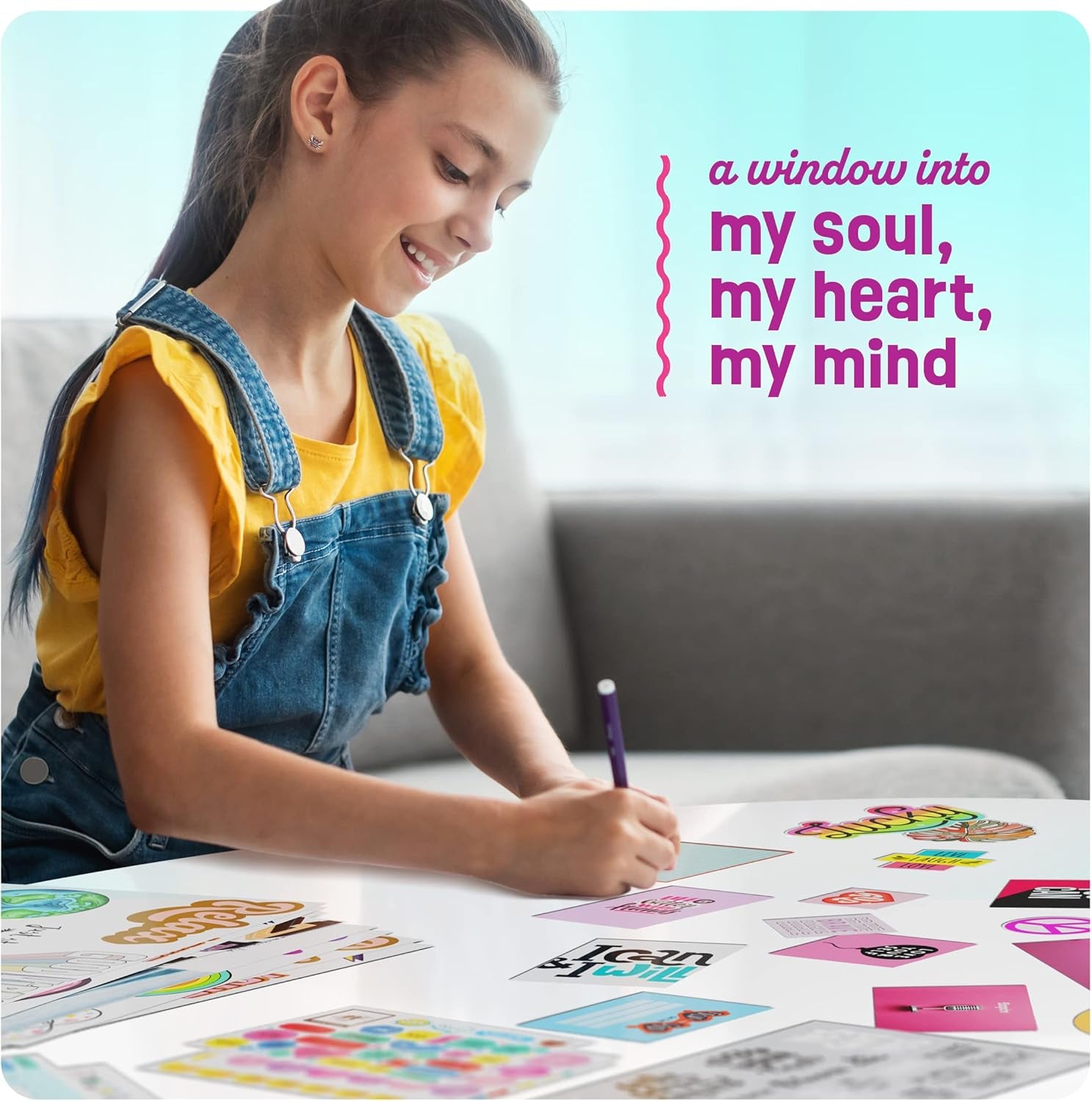 Wall Collage Kit for Teen and Tween Girls - Ideal Craft Gift for Ages 10-15 - Stylish Birthday Present for Teenage Bedrooms - Engaging Craft Kits for Ages 8+